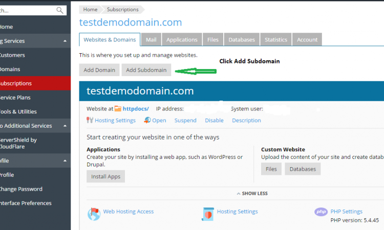 click-add-subdomain-3