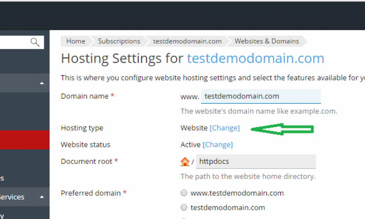click-hosting-type-to-set-forwarding-4