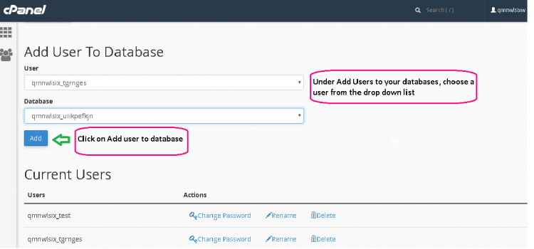 Add user to Database
