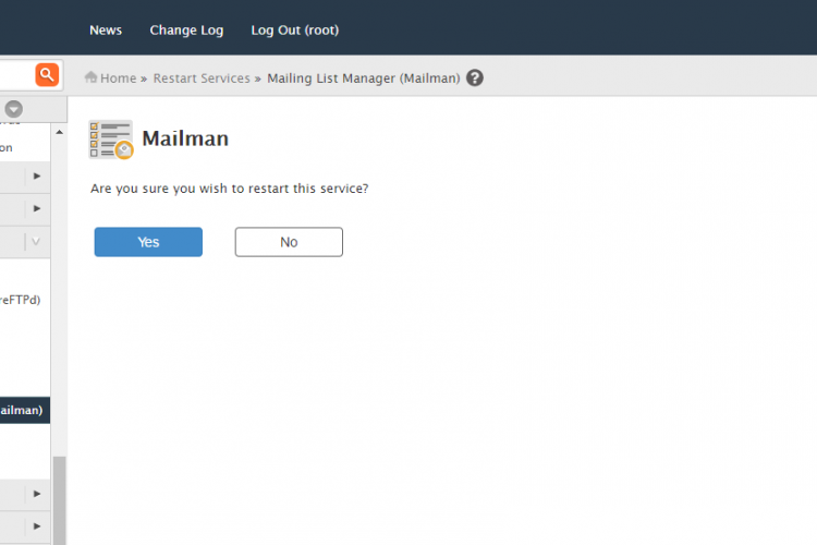 Restart_Mailman