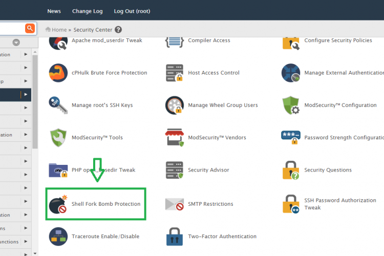 Security_Center_Shell_Fork_Bomb