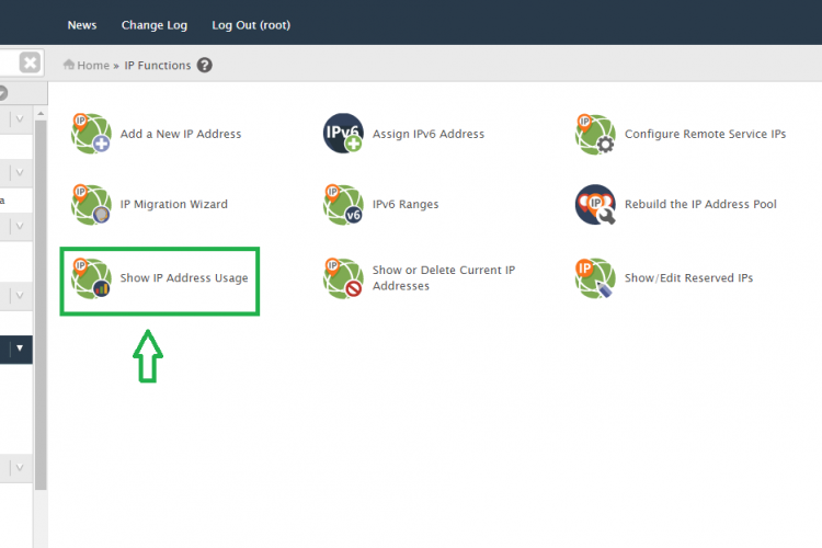 Show_IP_address_usage