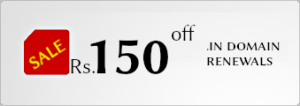 .in Domains Renewals Promo